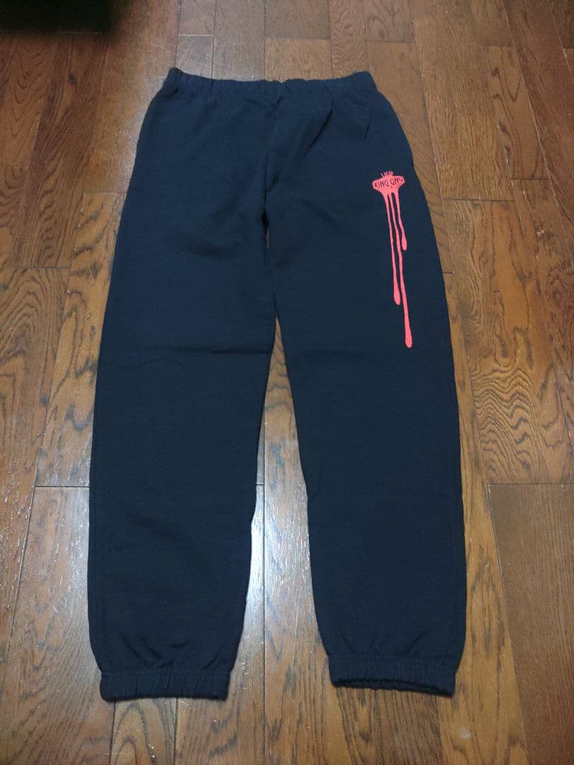 king gnu スウェットパンツ　L　黒　赤　2023 完売品　ツアーグッズ