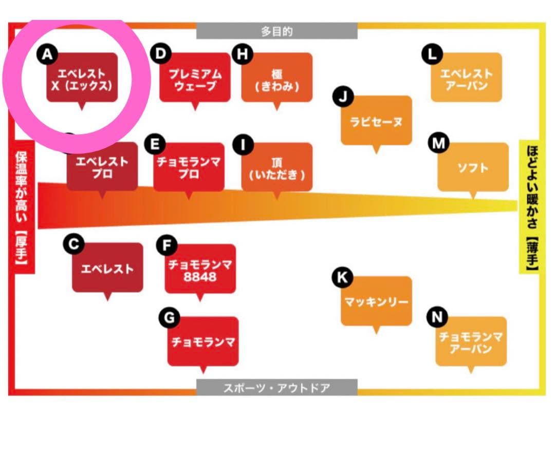 【新品未使用】ひだまり肌着 エベレストX ハイネックインナー アイボリー LL