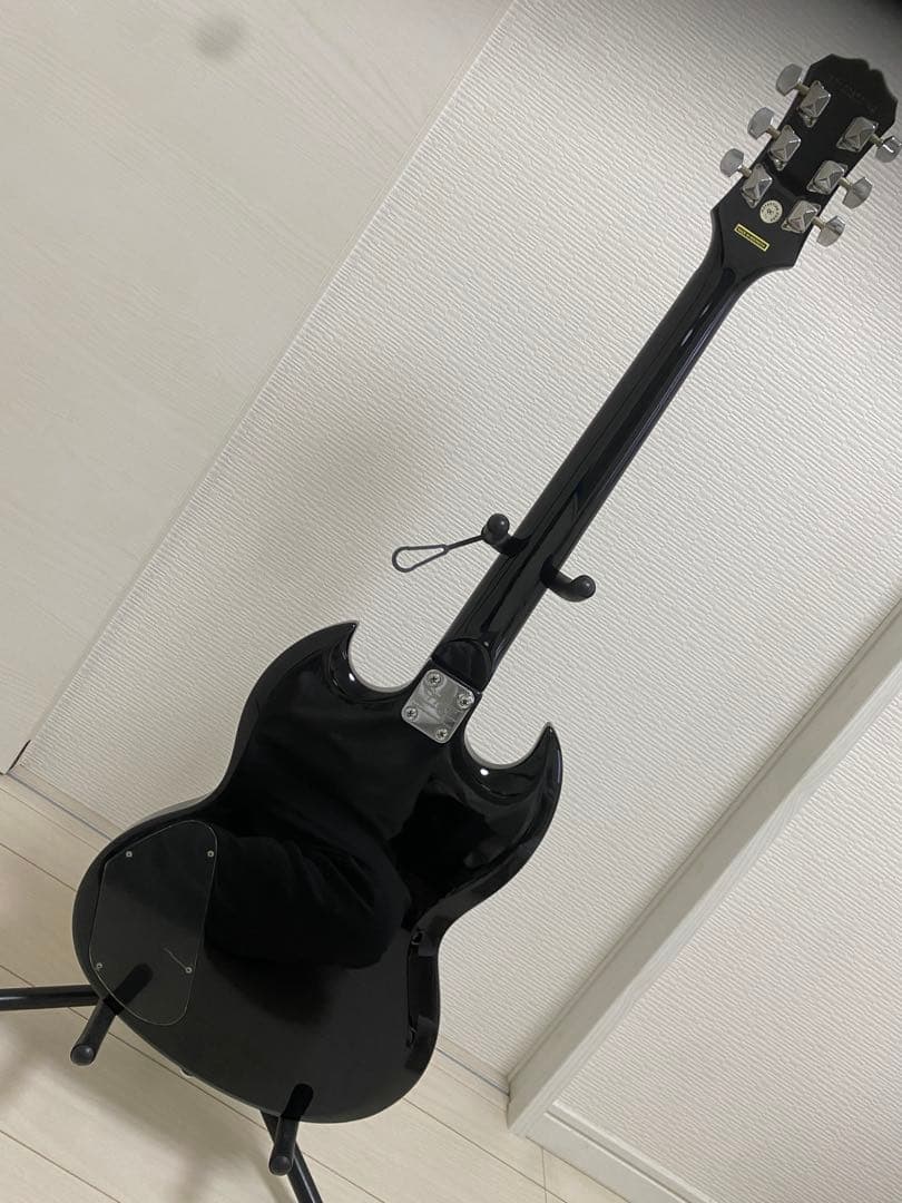 エピフォン　SG エレキギター ブラック