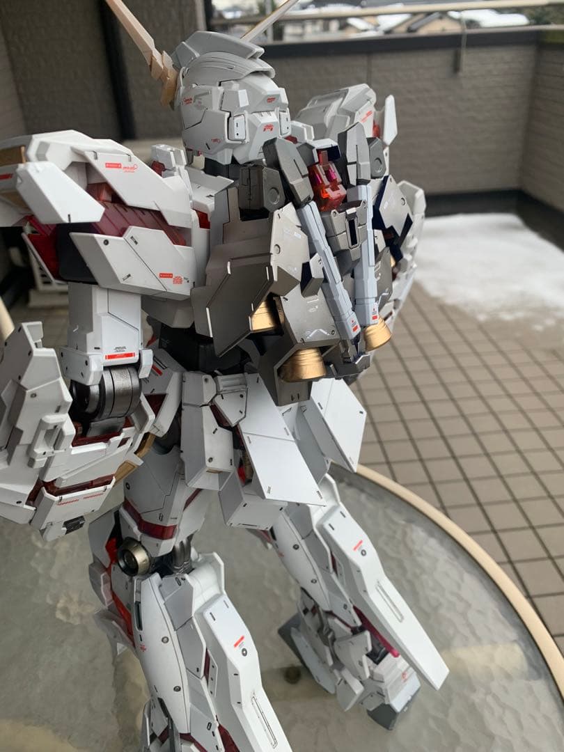 メガサイズ　1/48 ユニコーンガンダム　作成中