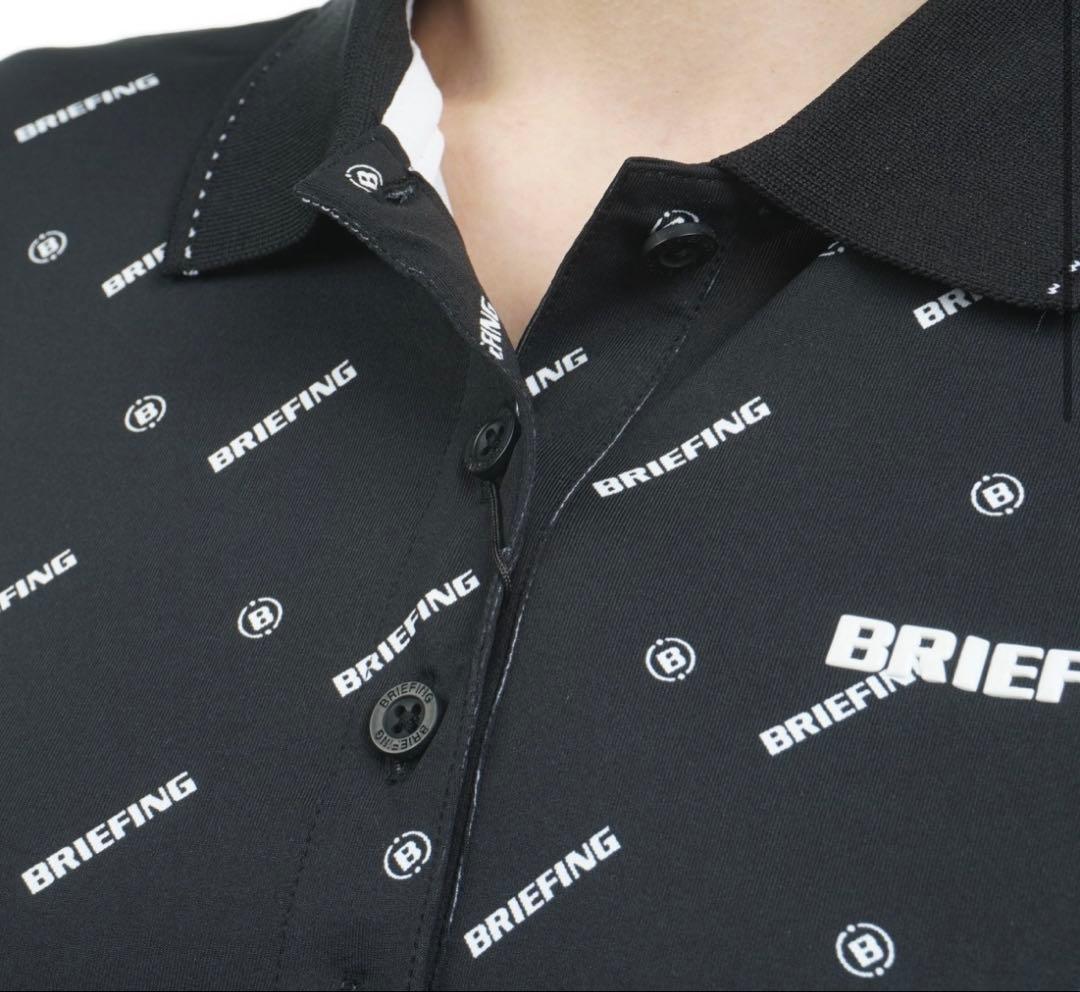 新品　ブリーフィング　モノグラム　ポロシャツ　レディース　L