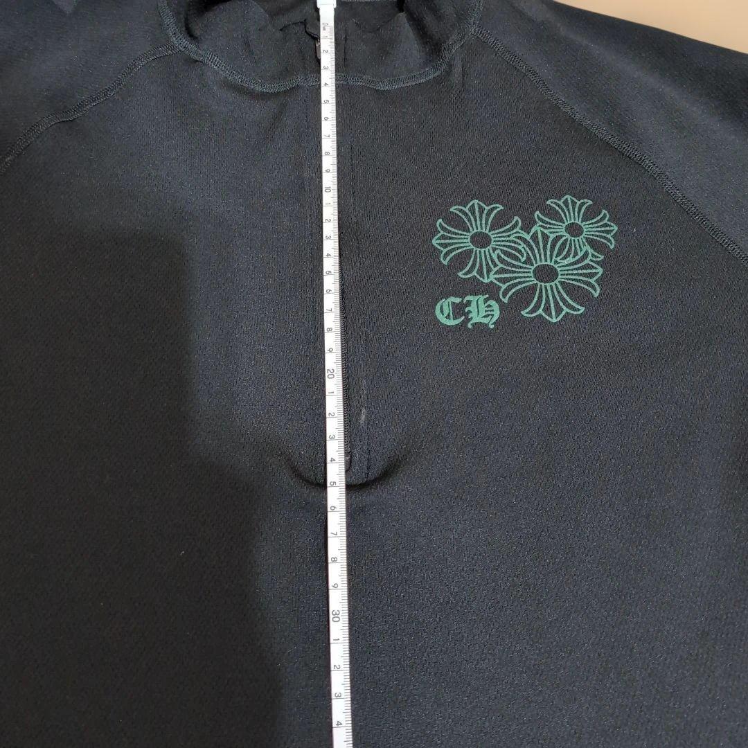 CH ブラック ハーフジップシャツ STAFF