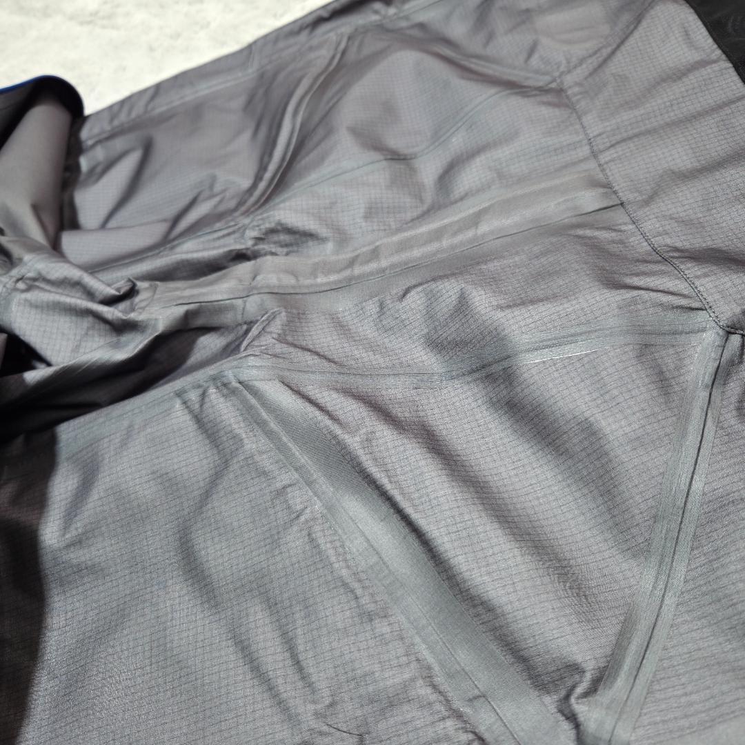 美品ザノースフェイス ビブパンツ　STEEP　ゴアテックスプロ　S　青　ポケット