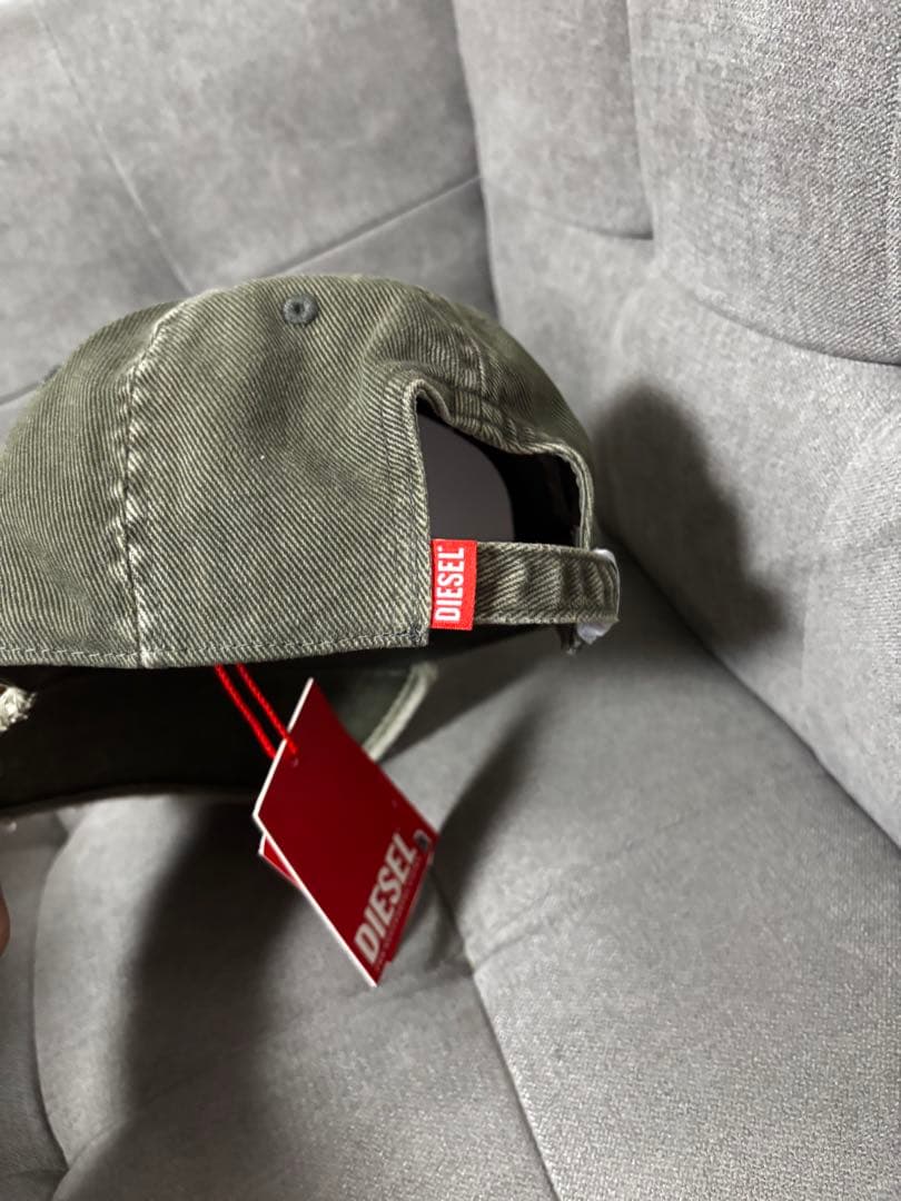 ディーゼル　DIESEL キャップ 帽子 カーキ
