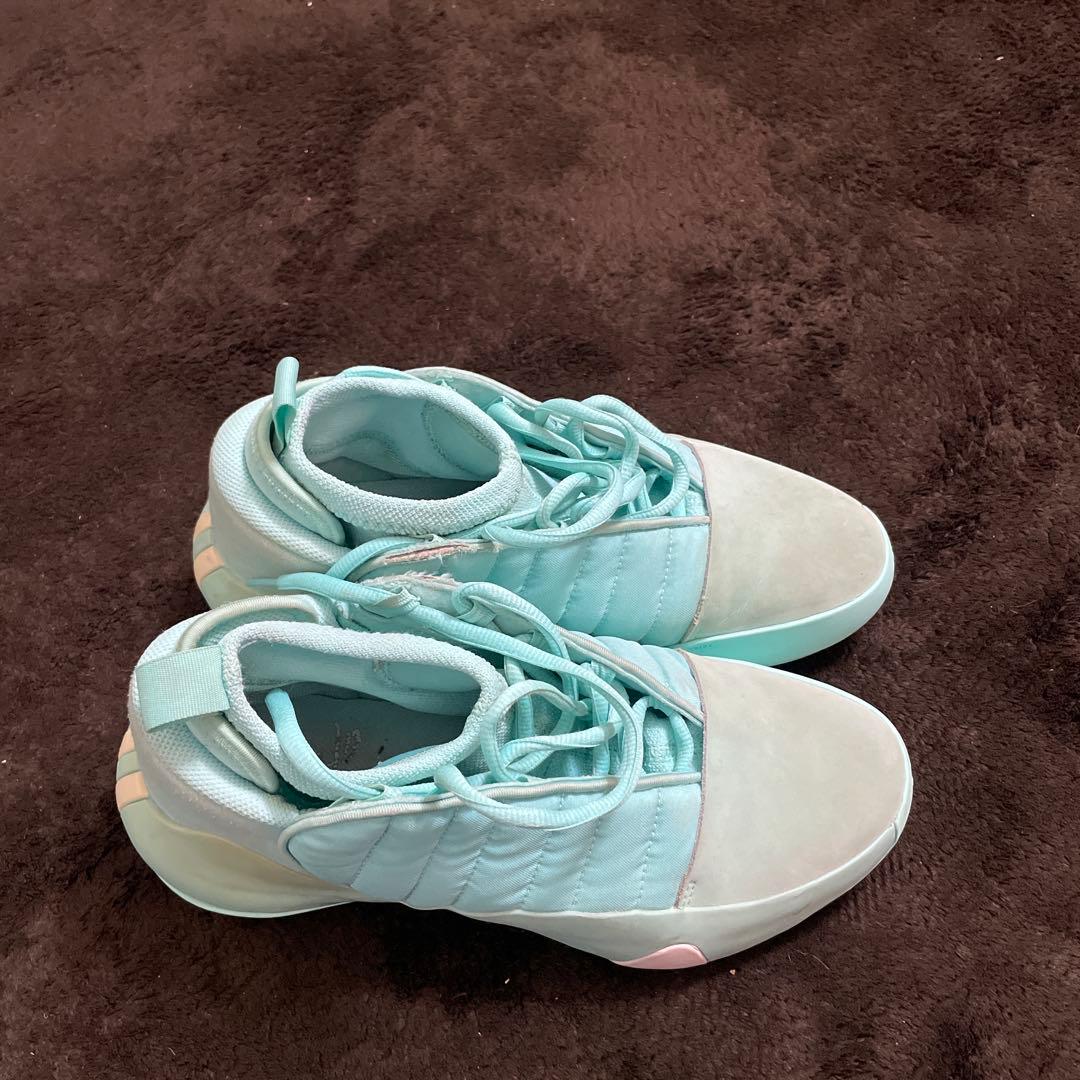 ミントグリーン バスケットシューズ