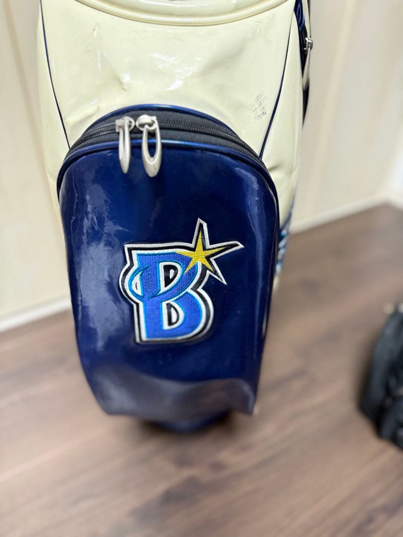 BAYSTARS キャディバッグ ホワイト/ネイビー