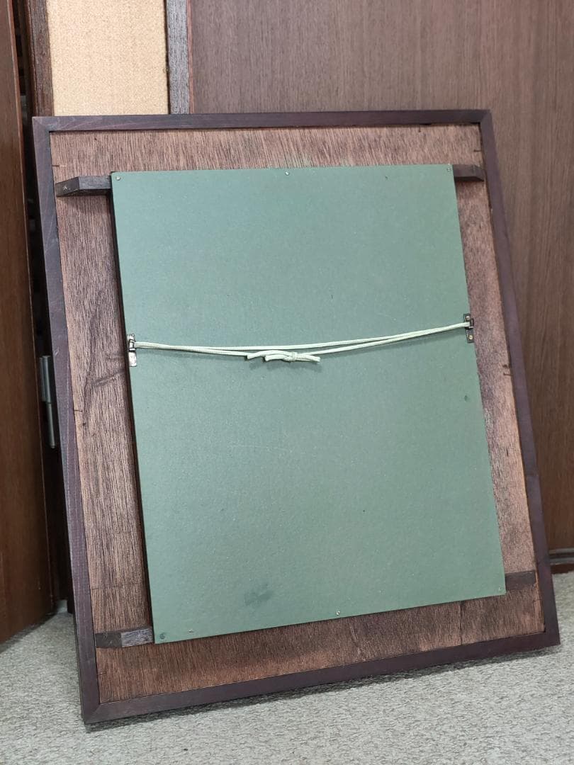 油絵 埴輪 額入り