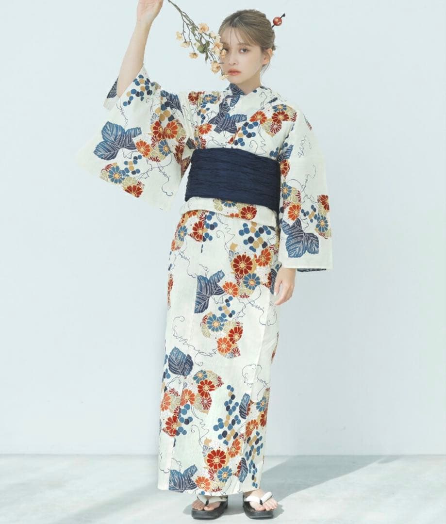 【paprikaさま専用】Dita 凪の幻想しらべ 浴衣・帯・下駄セット