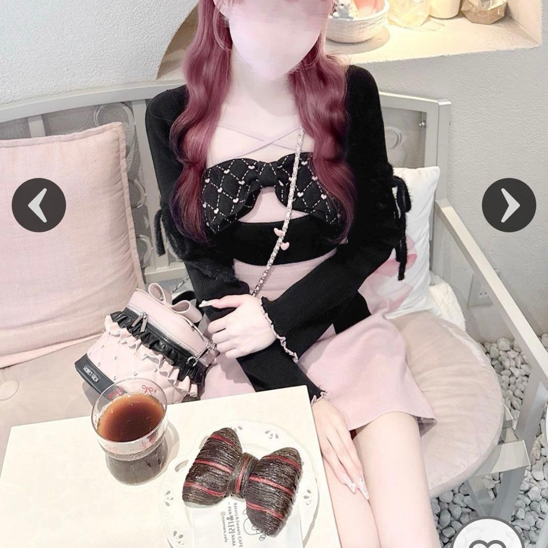 ハニーミュウ Bigリボンアンサンブルワンピース