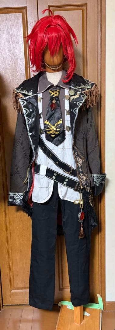 原神 ディルック コスプレ衣装　ウィッグ