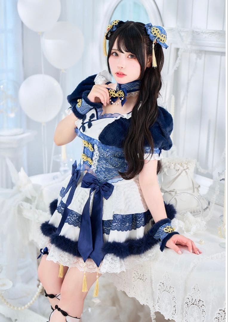 フローティーリボンもこもこチャイナガール　Malymoon/マリームーン