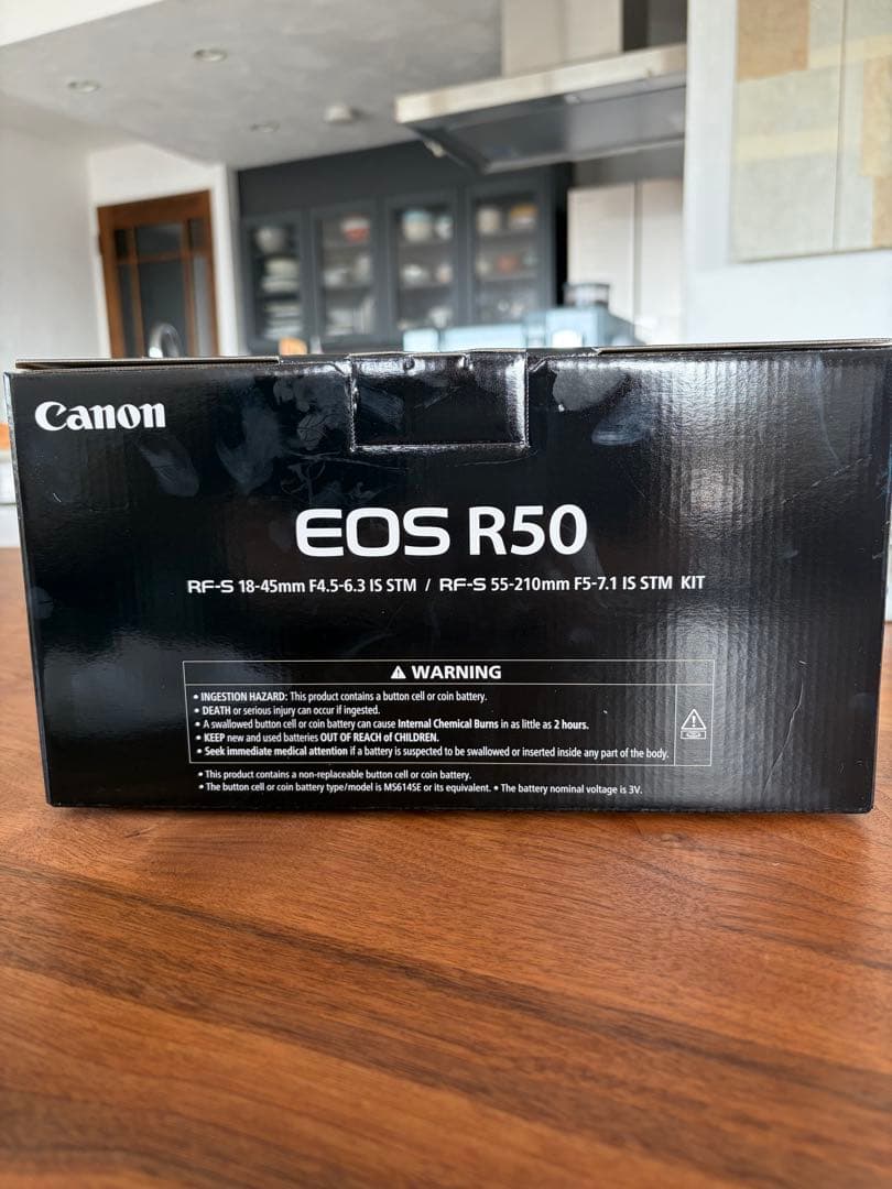 J*7様 Canon EOS R50 ダブルズームキット ブラック 新品/未開封