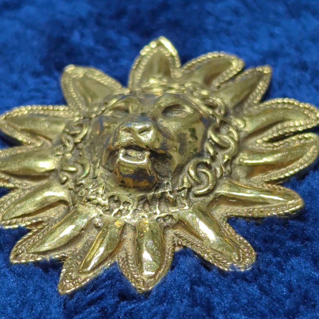 シャネル CHANEL ブローチ ココマーク ライオン 獅子モチーフ 太陽