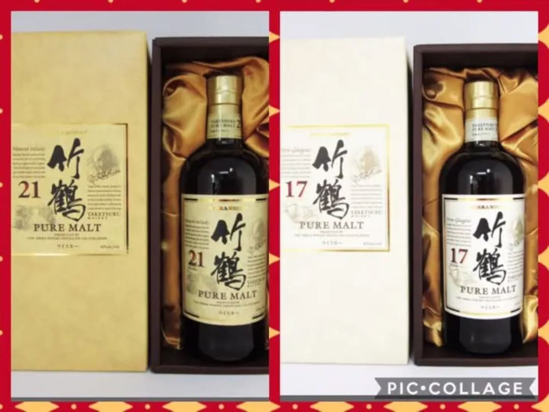 竹鶴17年&竹鶴21年　ピュアモルト　ギフト用