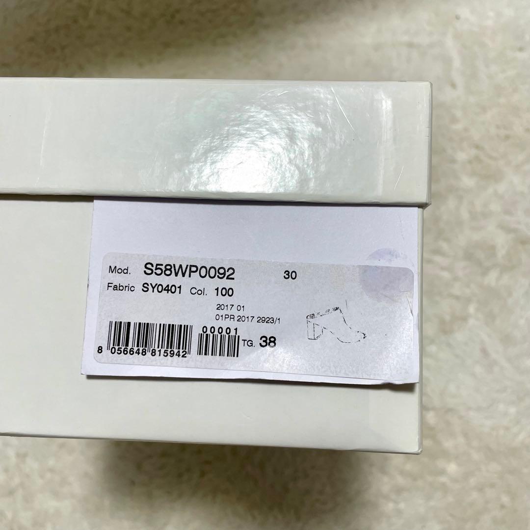 箱付き美品 メゾン マルジェラ レザー ミュール サボ サンダル シューズ