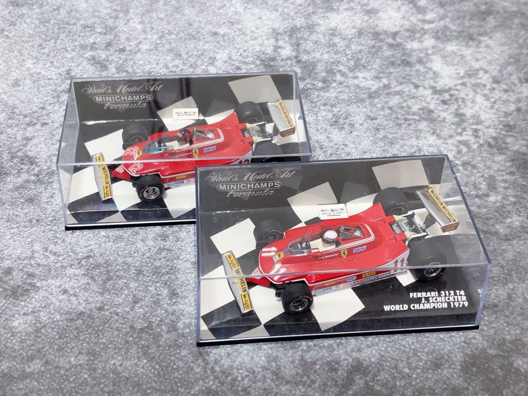 2台セット　MINICHAMPS 1/43 フェラーリ　312T4 1979