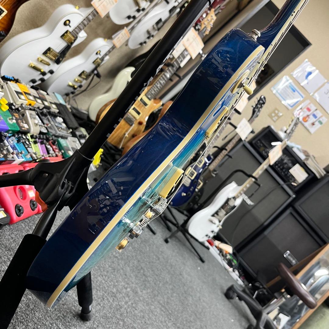 【10603】 BACCHUS レスポールタイプ ブルー