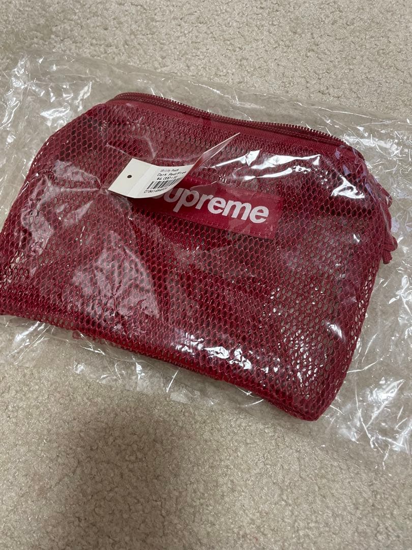 supreme utility pouch Dark Red 新品　赤　ポーチ