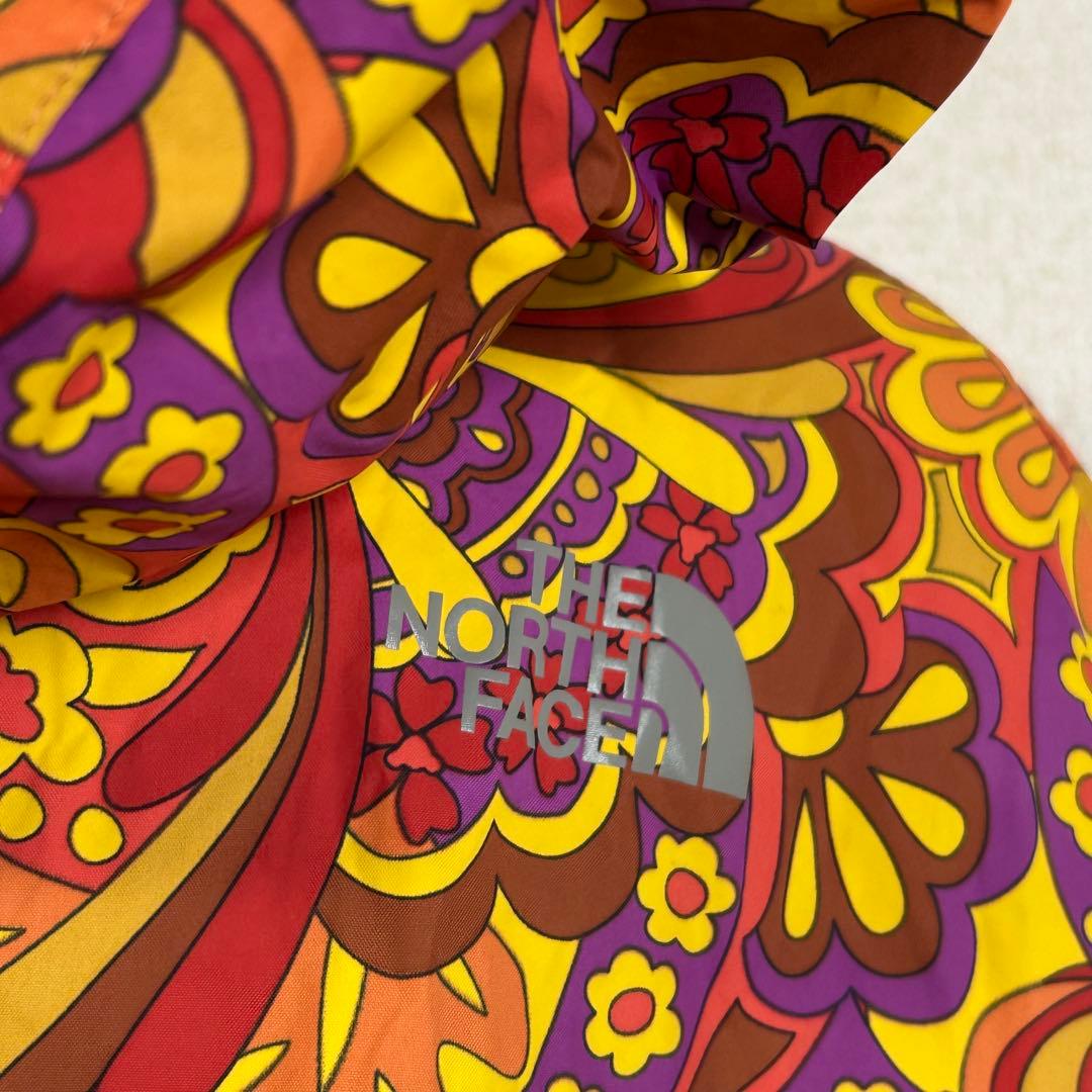 2601 美品 THE NORTH FACE ノースフェイス ポンチョ 総柄