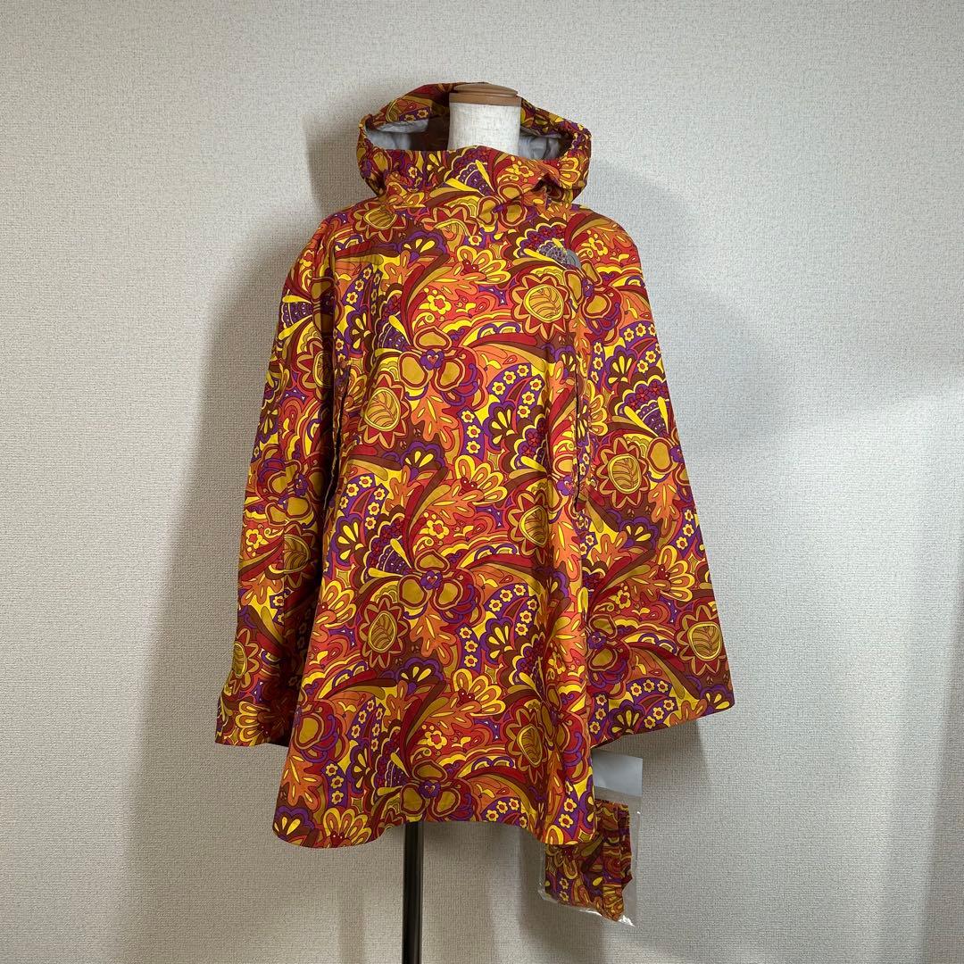 2601 美品 THE NORTH FACE ノースフェイス ポンチョ 総柄