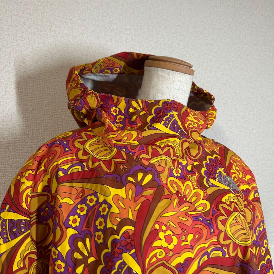 2601 美品 THE NORTH FACE ノースフェイス ポンチョ 総柄