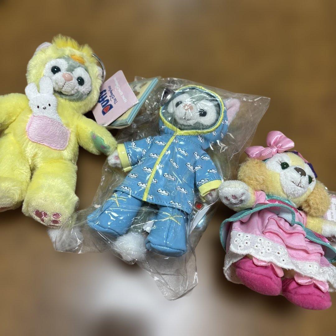 海外 ディズニー ジェラトーニ クッキーアン ぬいぐるみマスコット 3体セット