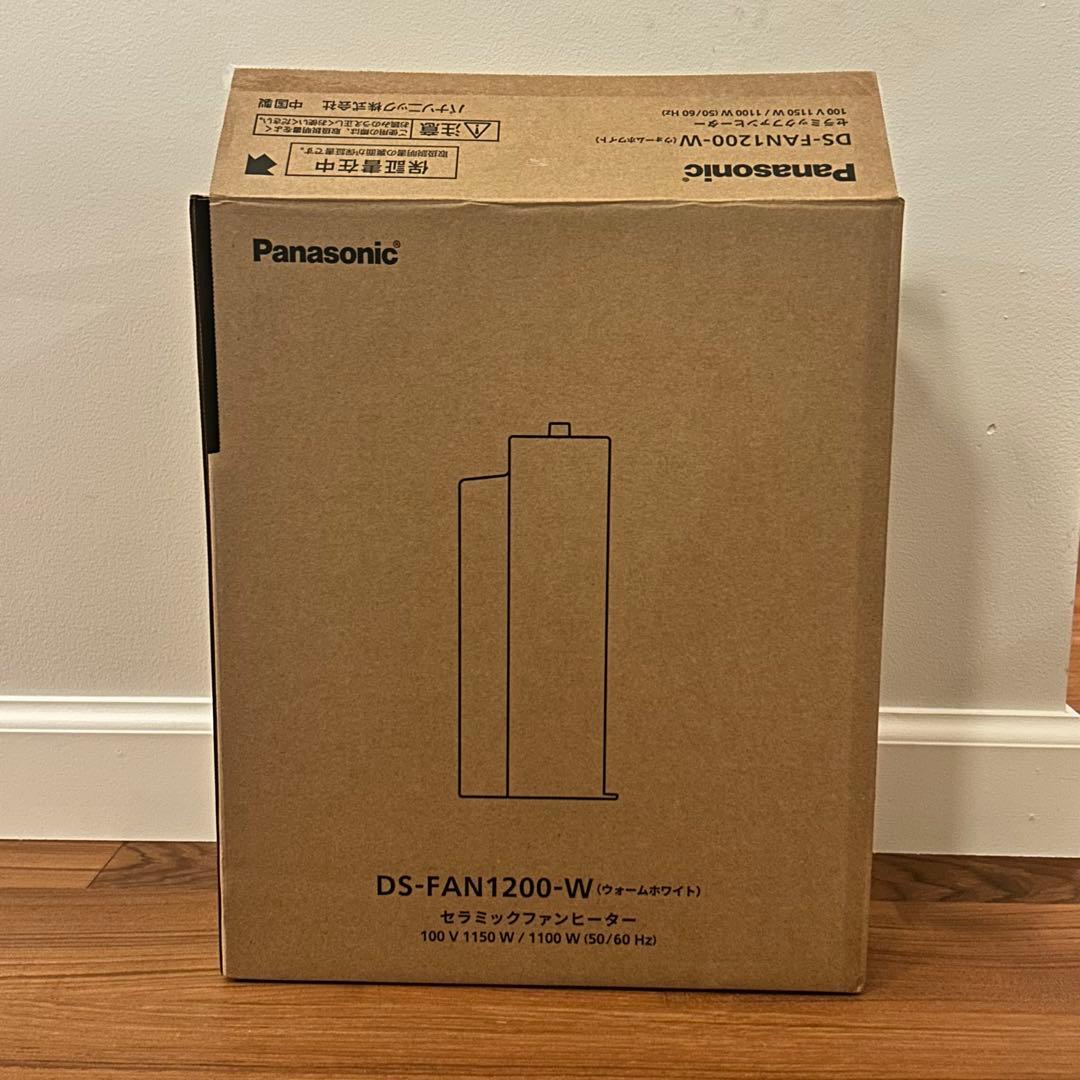 【新品】パナソニック セラミックファンヒーター DS-FAN1200-W