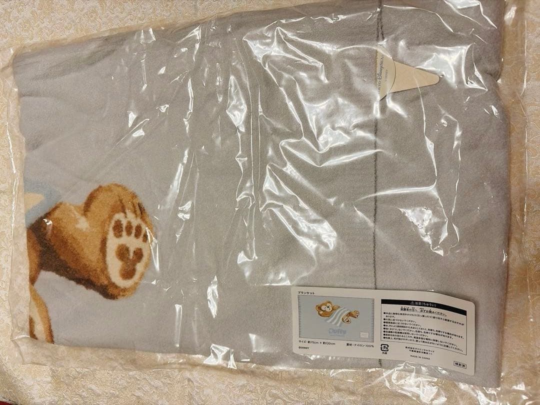 新品ディズニーシー ダッフィー　20周年限定コラボ　ブランケット ジェラピケ