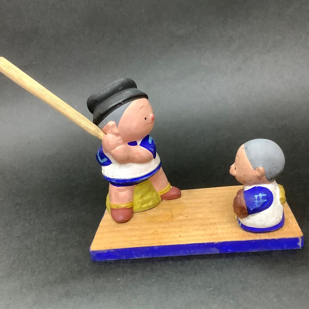 昭和レトロ　土人形　フクちゃん　キヨちゃん　戦前?