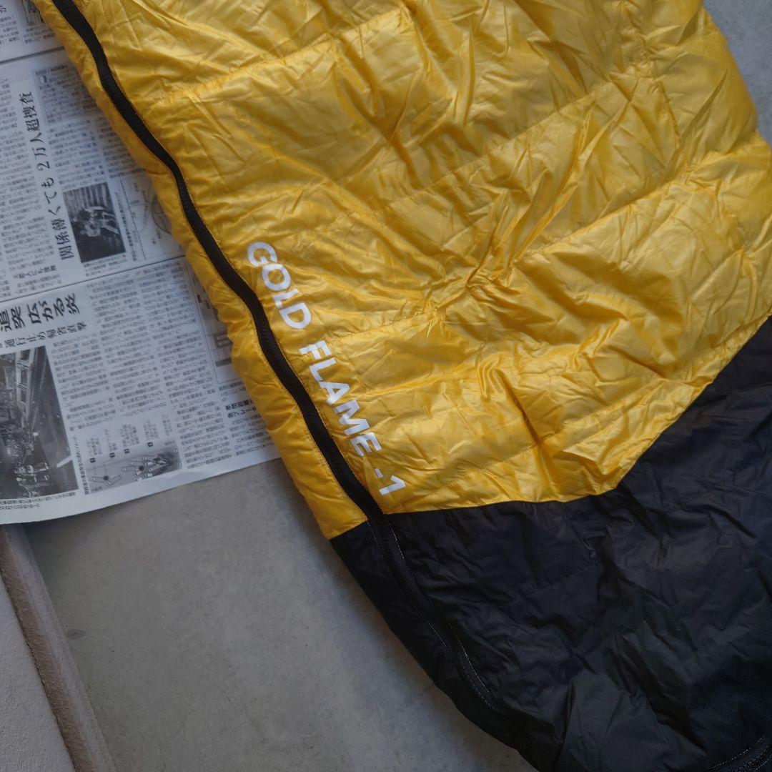 ノースフェイス★美品現行品ゴールドフレイム-1★スリーピングバッグ送料無料