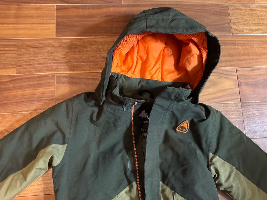BURTON フルボディスーツ XS オリーブグリーン　キッズ　スノボー