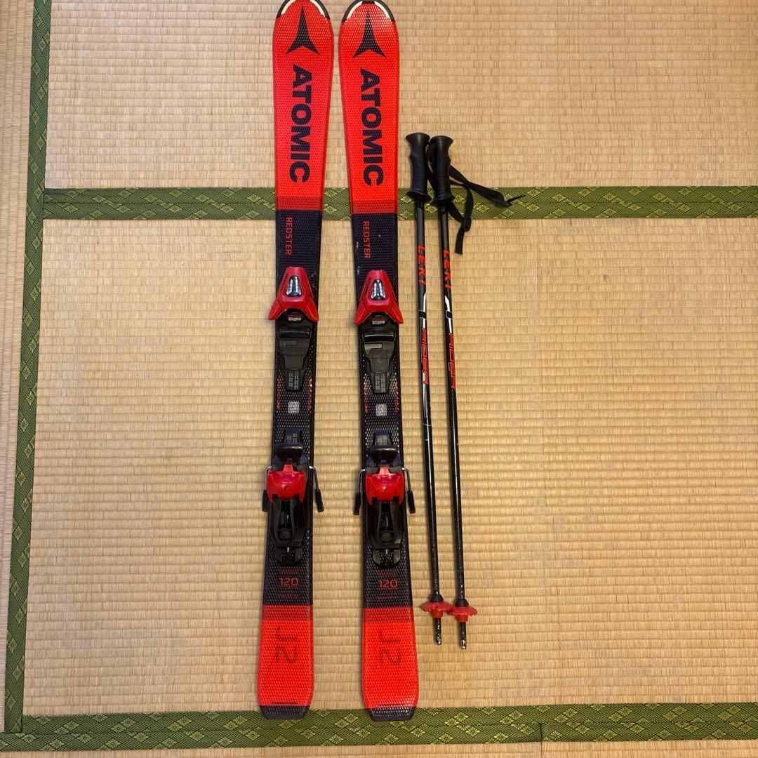 ATOMIC J2 スキー レッド/ブラック　120