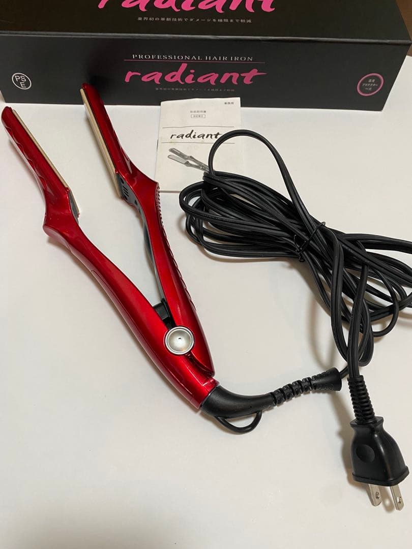 ラディアント radiant プロフェッショナルヘアアイロン　28mm