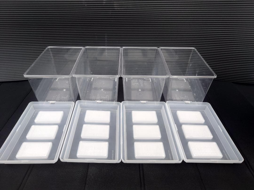 【大輔】飼育ケース　コバエシャッター大４個　中４個　他２個　交換フィルター