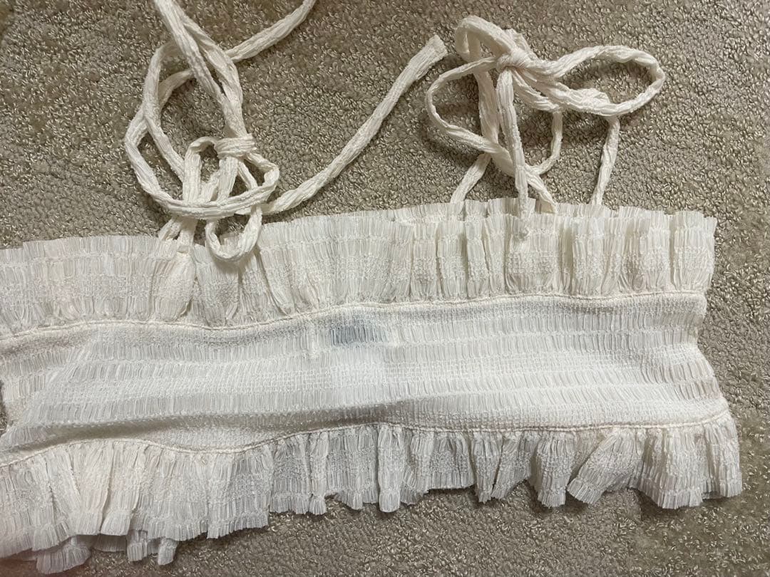 Katie DREAMY DUO キャミソール　オフホワイト　フリーサイズ