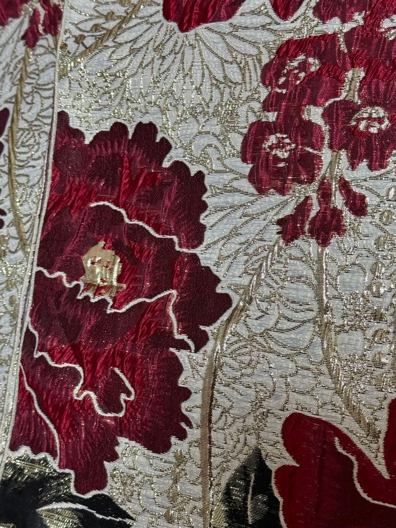 大人兵児帯【シャクヤク紅】【グリーンリリアルプ】のセット