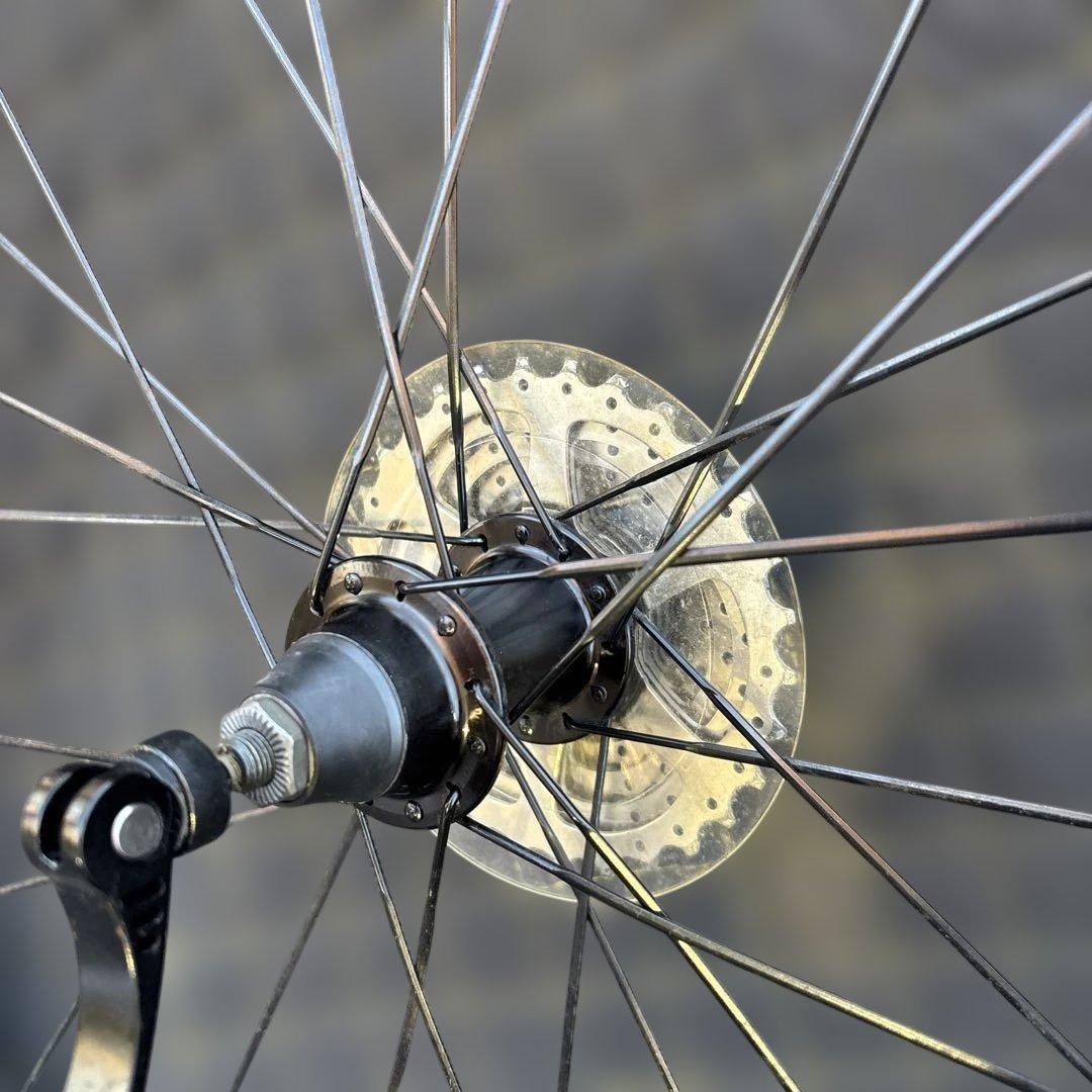 ボントレガー　700C 完組アルミホイール シマノ10速スプロケット付き