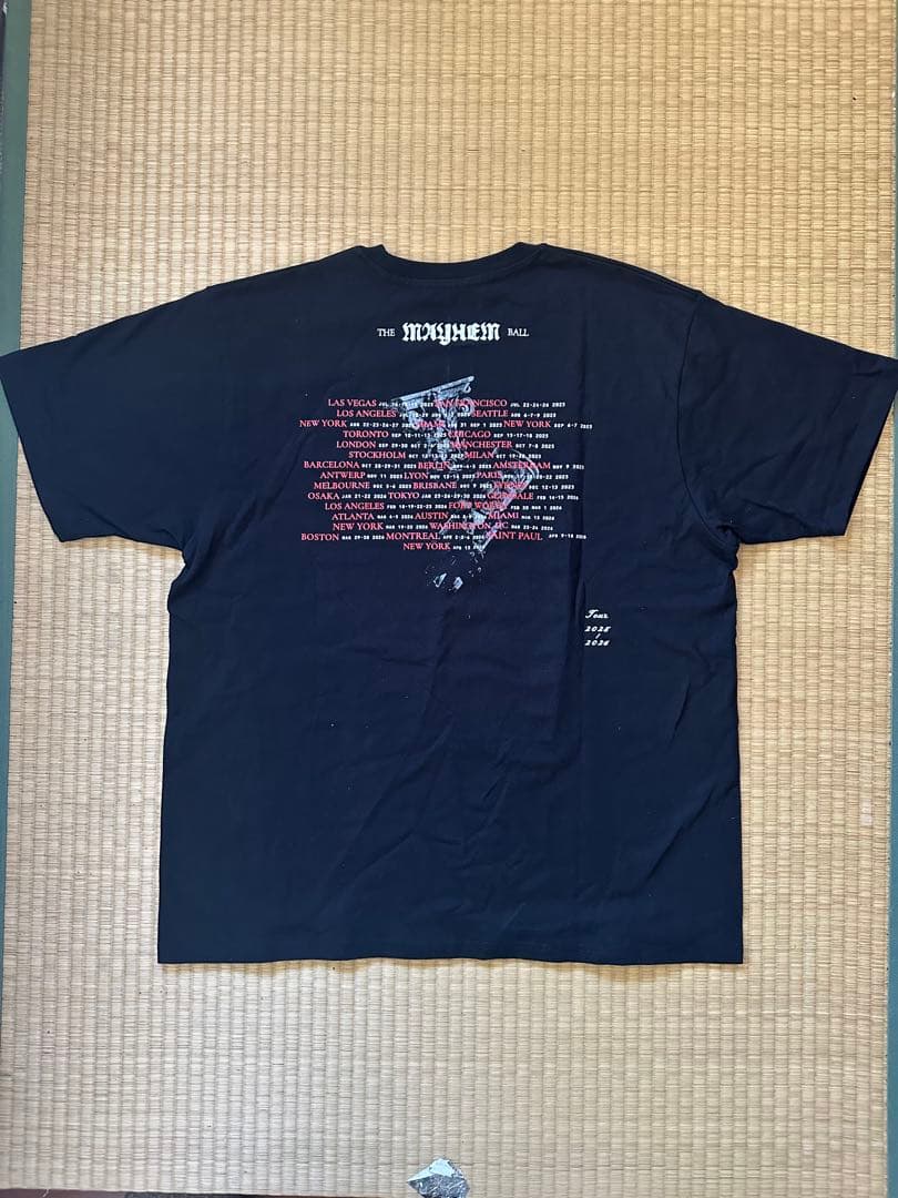 レディー・ガガ The Mayhem Ball ツアー新品Tシャツ XL黒