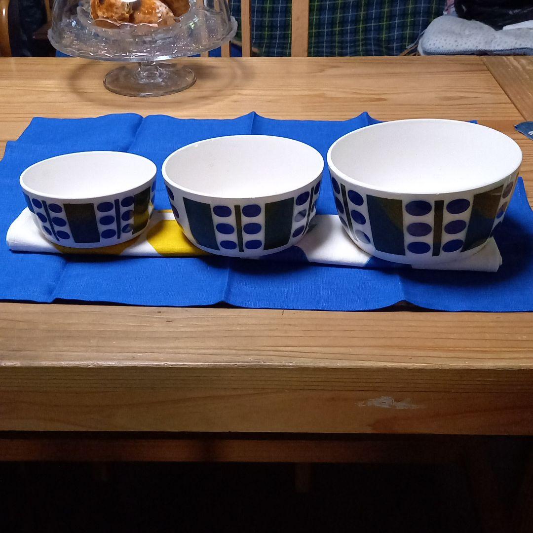 デンマーク陶器　ボウル3個セット　北欧