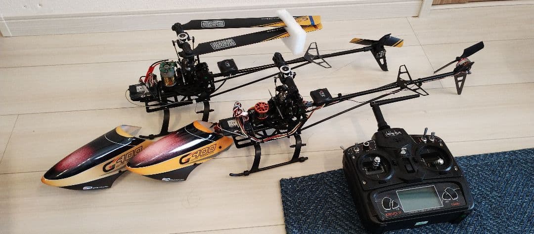 【ジャンク】ワルケラ G400 GPS 電動ラジコンヘリコプター 2機セット