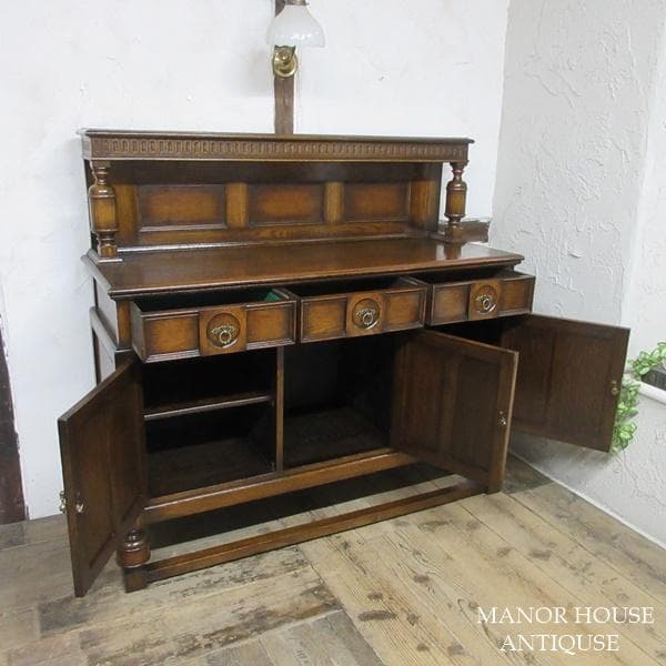 イギリス アンティーク 家具 サイドボード キャビネット 什器 英国 6969c