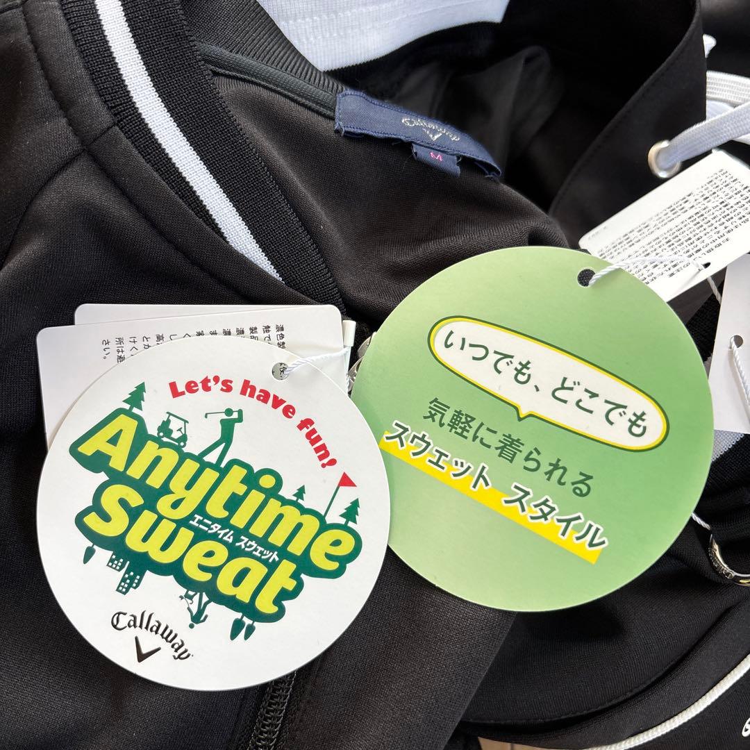 新品　キャロウェイ　レディース　スウェット上下　セットアップ　ブラック　M