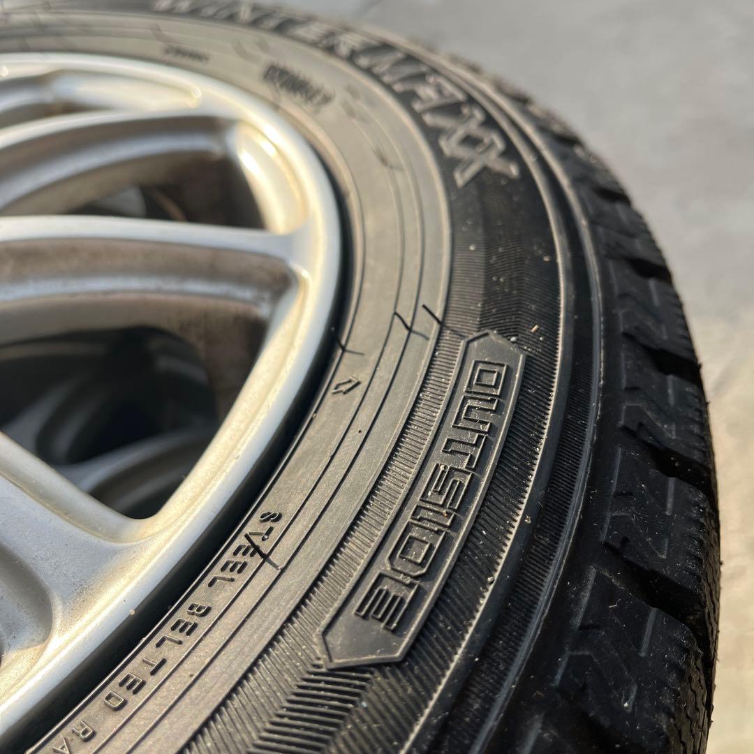 送料込.25年 WINTERMAX WT02 155/65R13 ホイールセット