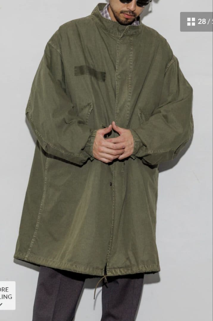 【新品•1/11迄出品】FREAK'S STOREフェード加工M65ライナー付