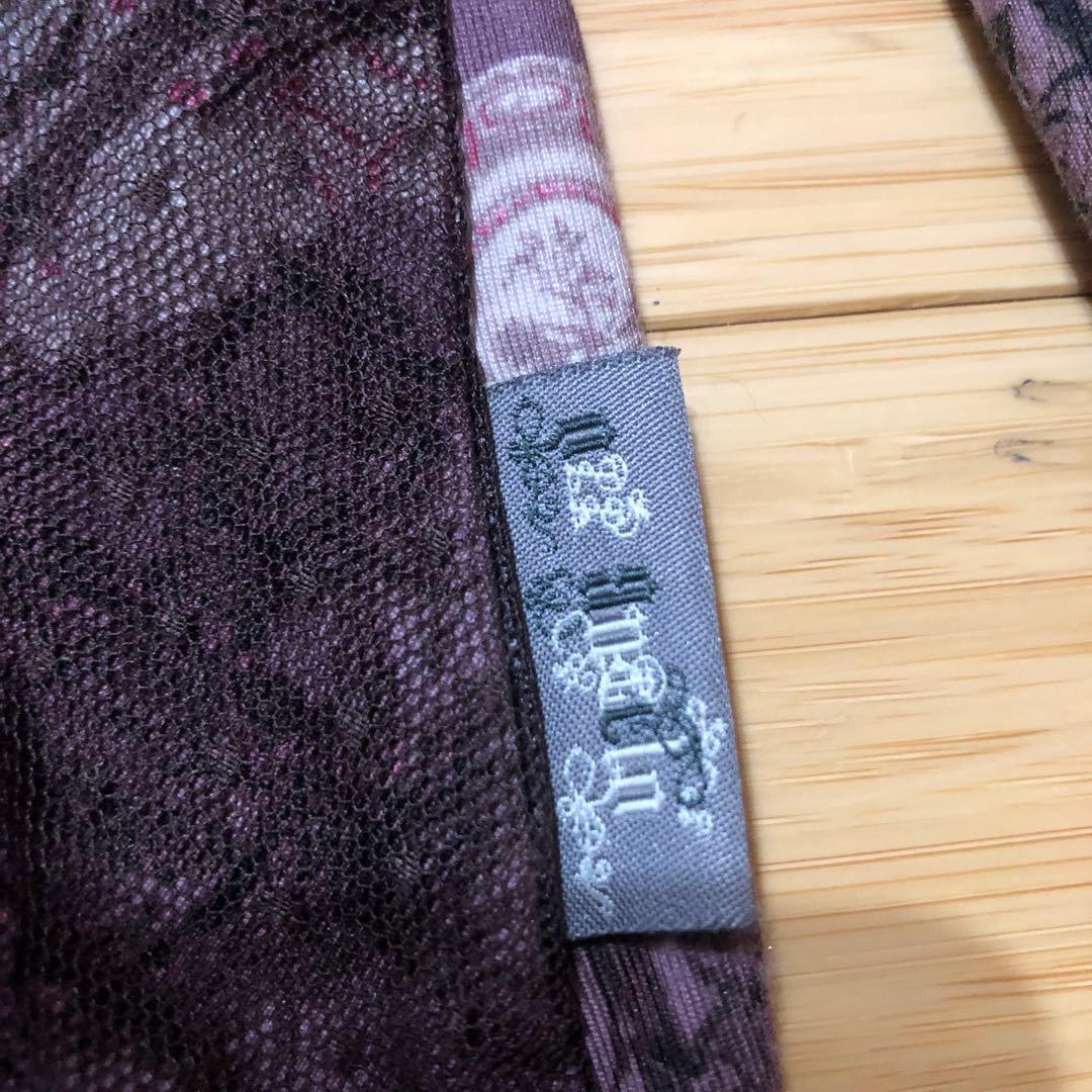 オッズオン フェアリーグランジ レースアップ トップス y2k ゴシック