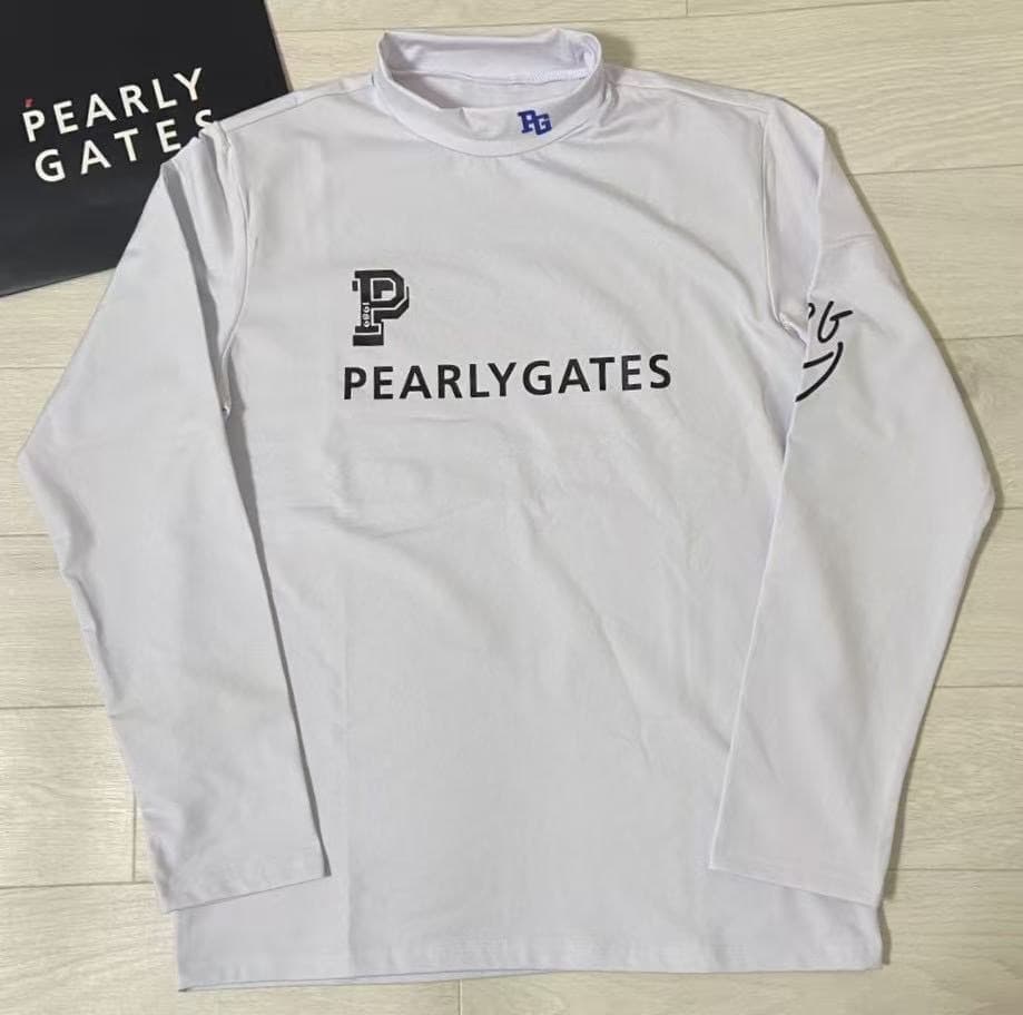 新品 新商品 日本正規品 パーリーゲイツ 吸水速乾 遮熱 裏起毛 白 5 L