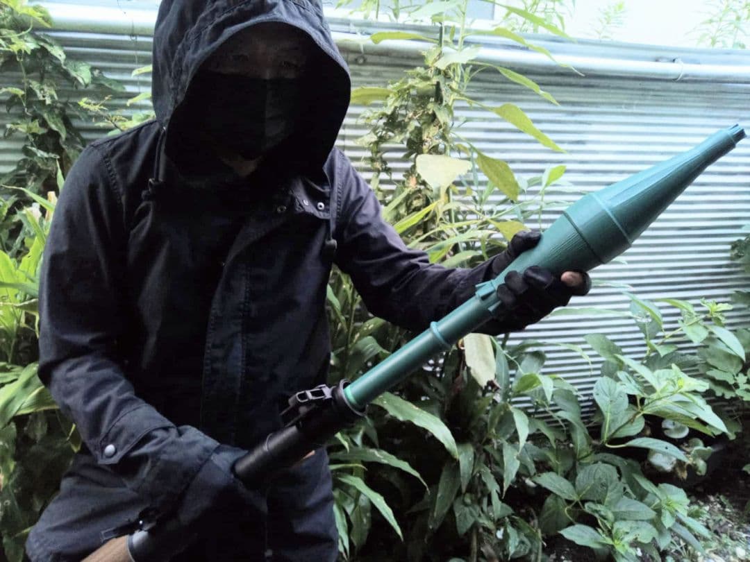 フルスクラッチ RPG-7 ロケットランチャー 3Dプリンター 成形 G