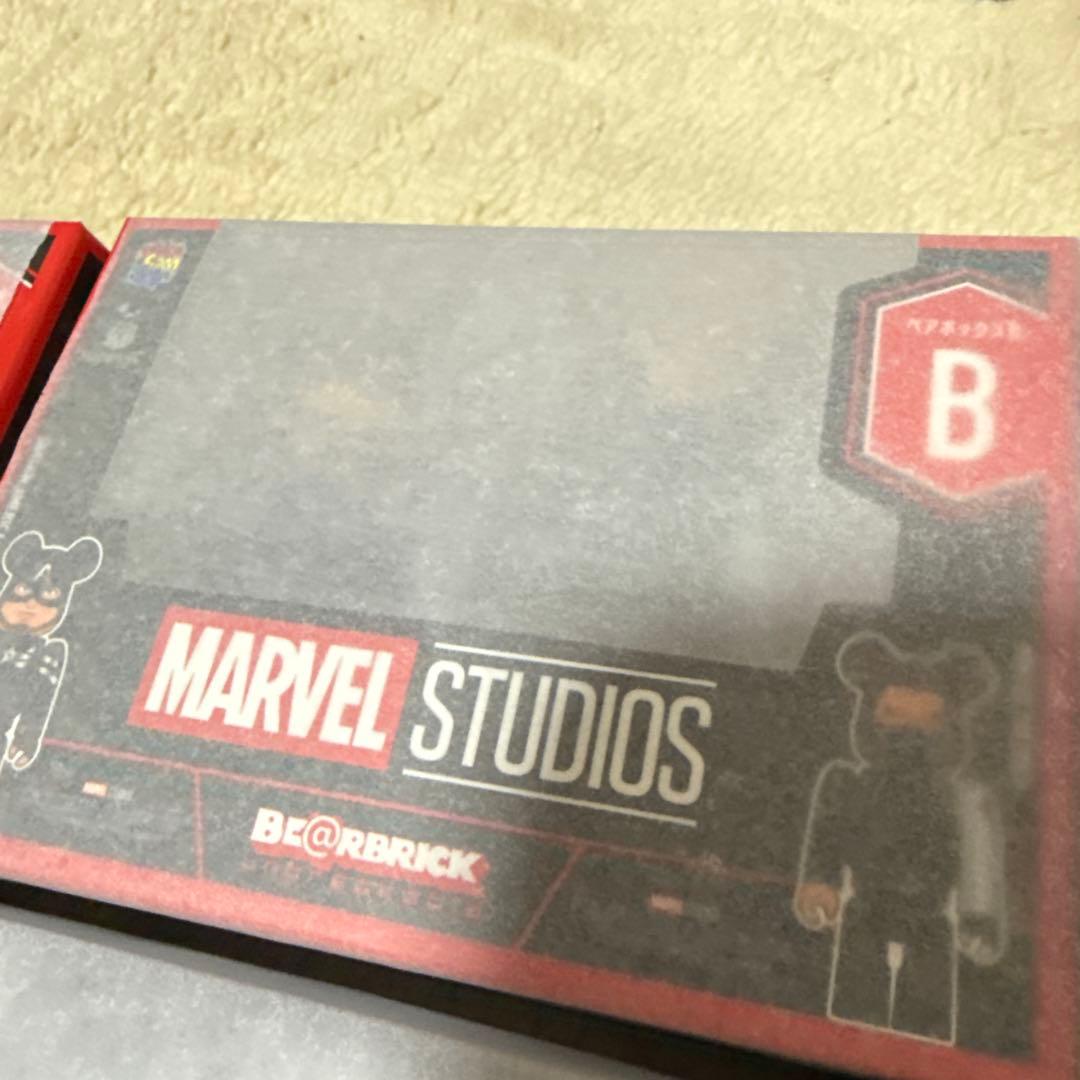 ペアボックス賞 HappyくじBE@RBRICK ベアブリック MARVEL
