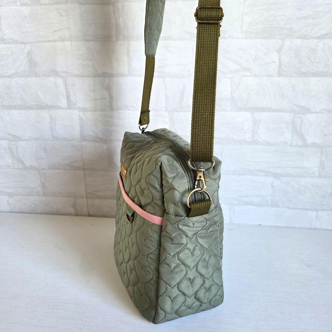 ゆうママ様①　ショルダーバッグ　ハートキルト　ハンドメイド