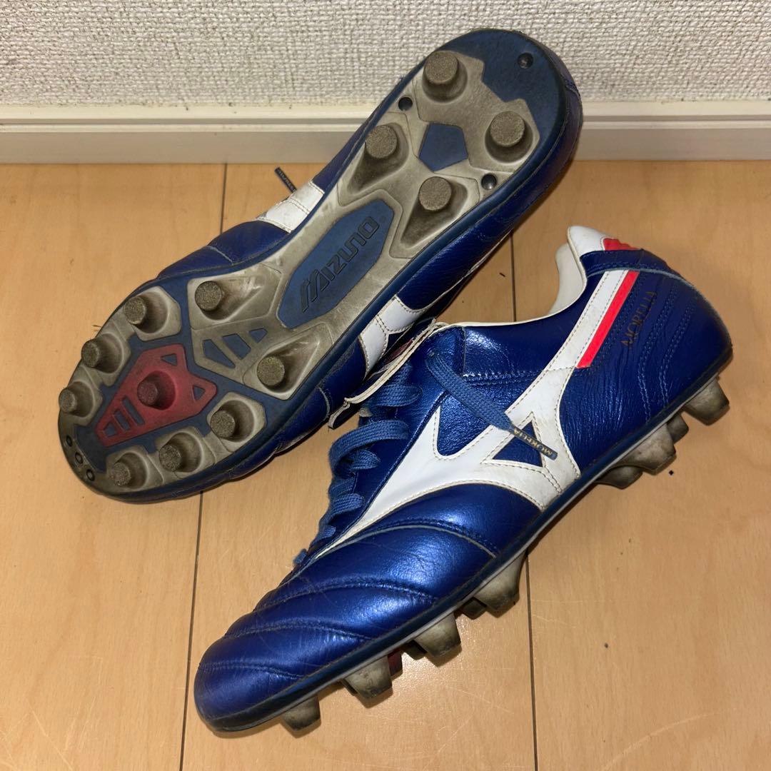 ミズノ　モレリア2 青